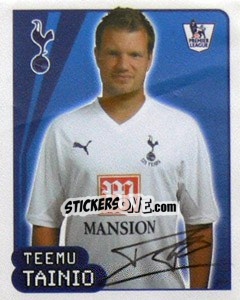 Figurina Teemu Tainio - Premier League Inglese 2007-2008 n. 579 - Merlin