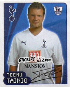 Cromo Teemu Tainio - Premier League Inglese 2007-2008 - Merlin