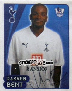 Cromo Darren Bent - Premier League Inglese 2007-2008 - Merlin