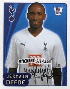 Figurina Jermain Defoe - Premier League Inglese 2007-2008 - Merlin