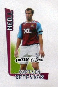 Sticker Lucas Neill - Premier League Inglese 2007-2008 - Merlin