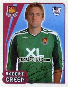 Cromo Robert Green - Premier League Inglese 2007-2008 - Merlin