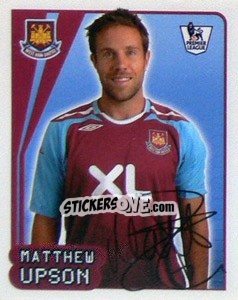 Cromo Matthew Upson - Premier League Inglese 2007-2008 - Merlin
