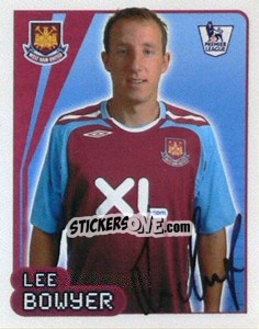 Sticker Lee Bowyer - Premier League Inglese 2007-2008 - Merlin