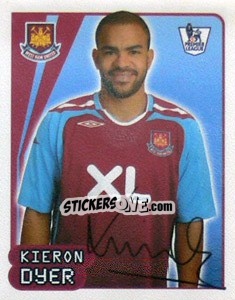 Sticker Kieron Dyer - Premier League Inglese 2007-2008 - Merlin