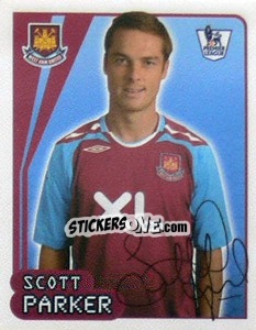 Sticker Scott Parker - Premier League Inglese 2007-2008 n. 611 - Merlin