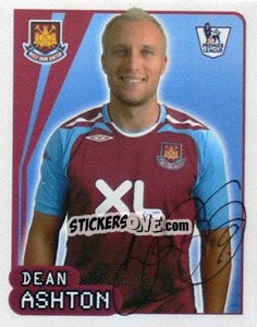 Cromo Dean Ashton - Premier League Inglese 2007-2008 - Merlin