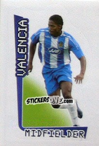 Figurina Antonio Valencia - Premier League Inglese 2007-2008 - Merlin