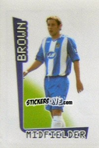 Sticker Michael Brown - Premier League Inglese 2007-2008 - Merlin