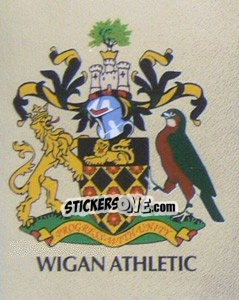 Sticker Wigan Athletic logo - Premier League Inglese 2007-2008 - Merlin