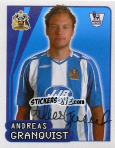 Figurina Andreas Granqvist - Premier League Inglese 2007-2008 - Merlin