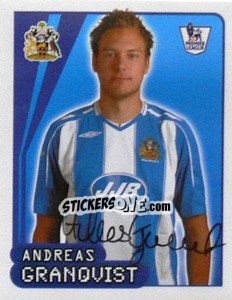 Sticker Andreas Granqvist - Premier League Inglese 2007-2008 n. 632 - Merlin