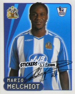 Cromo Mario Melchiot - Premier League Inglese 2007-2008 - Merlin