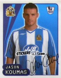 Sticker Jason Koumas - Premier League Inglese 2007-2008 n. 640 - Merlin