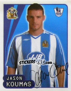 Cromo Jason Koumas - Premier League Inglese 2007-2008 - Merlin