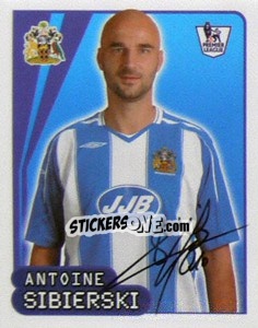 Sticker Antoine Sibierski - Premier League Inglese 2007-2008 - Merlin