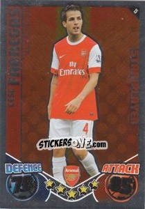 Sticker Cesc Fabregas - English Premier League 2010-2011. Match Attax n. 15 - Topps