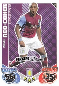 Cromo Nigel Reo-Coker - English Premier League 2010-2011. Match Attax - Topps