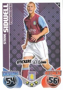 Sticker Steve Sidwell - English Premier League 2010-2011. Match Attax - Topps