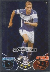 Sticker Roger Johnson - English Premier League 2010-2011. Match Attax n. 42 - Topps