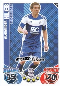 Sticker Alexander Hleb - English Premier League 2010-2011. Match Attax n. 44 - Topps