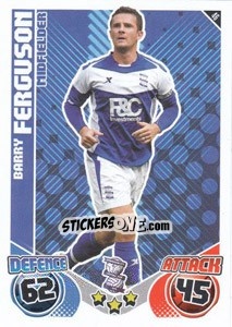 Sticker Barry Ferguson - English Premier League 2010-2011. Match Attax - Topps