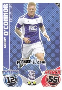 Cromo Garry O'Connor - English Premier League 2010-2011. Match Attax - Topps