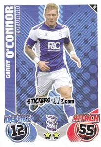 Sticker Garry O'Connor - English Premier League 2010-2011. Match Attax n. 50 - Topps