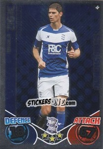 Sticker Nikola Zigic - English Premier League 2010-2011. Match Attax n. 54 - Topps