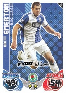 Sticker Brett Emerton - English Premier League 2010-2011. Match Attax n. 68 - Topps