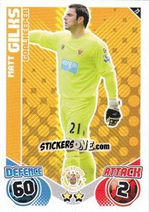 Sticker Matt Gilks - English Premier League 2010-2011. Match Attax - Topps