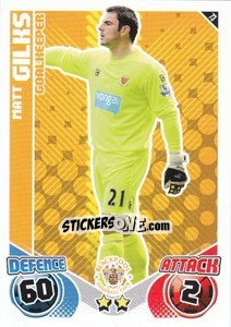 Sticker Matt Gilks - English Premier League 2010-2011. Match Attax n. 73 - Topps