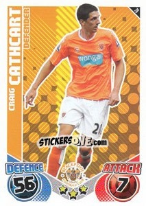 Sticker Craig Cathcart - English Premier League 2010-2011. Match Attax n. 78 - Topps