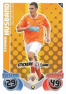 Sticker Stephen Husband - English Premier League 2010-2011. Match Attax n. 81 - Topps