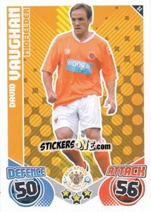Sticker David Vaughan - English Premier League 2010-2011. Match Attax - Topps