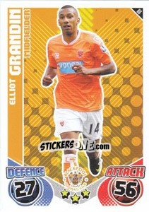Sticker Elliot Grandin - English Premier League 2010-2011. Match Attax n. 86 - Topps