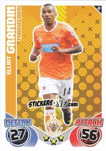 Cromo Elliot Grandin - English Premier League 2010-2011. Match Attax - Topps