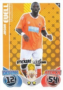 Sticker Jason Euell - English Premier League 2010-2011. Match Attax n. 88 - Topps