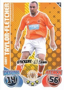 Cromo Gary Taylor-Fletcher - English Premier League 2010-2011. Match Attax - Topps