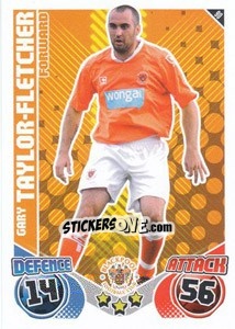 Sticker Gary Taylor-Fletcher - English Premier League 2010-2011. Match Attax n. 90 - Topps
