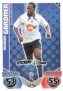 Figurina Ricardo Gardner - English Premier League 2010-2011. Match Attax - Topps