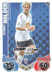 Sticker Stuart Holden - English Premier League 2010-2011. Match Attax n. 104 - Topps