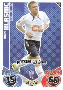 Cromo Ivan Klasnic - English Premier League 2010-2011. Match Attax - Topps