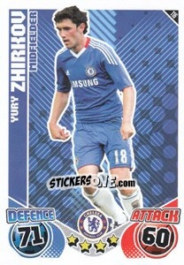 Figurina Yuri Zhirkov - English Premier League 2010-2011. Match Attax - Topps