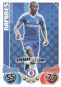 Sticker Ramires - English Premier League 2010-2011. Match Attax n. 118 - Topps