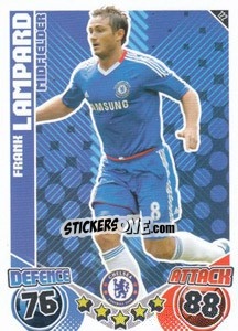 Sticker Frank Lampard - English Premier League 2010-2011. Match Attax n. 122 - Topps