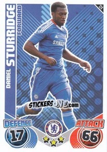 Sticker Daniel Sturridge - English Premier League 2010-2011. Match Attax - Topps
