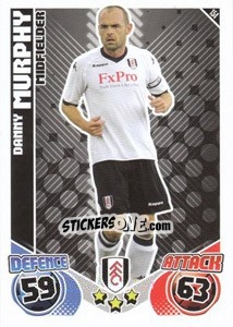 Sticker Danny Murphy - English Premier League 2010-2011. Match Attax n. 154 - Topps