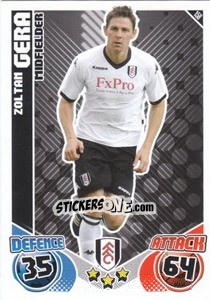 Cromo Zoltan Gera - English Premier League 2010-2011. Match Attax - Topps