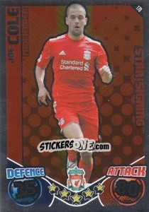 Sticker Joe Cole - English Premier League 2010-2011. Match Attax n. 170 - Topps